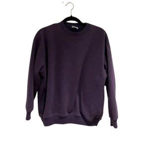 Dark purple simple vintage pullover sweater size s